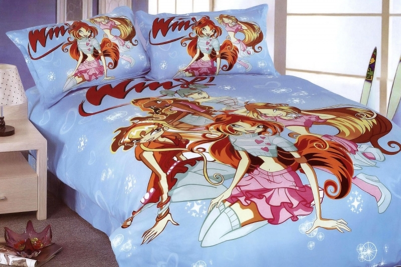 

Детское постельное белье Love you Винкс на море td-182 155х220