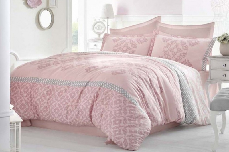 

Постельное белье Altinbasak Luxe Alona pembe 200х220