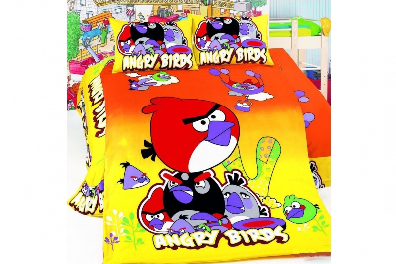 

Детское постельное белье Love you Angry Birds orange cc-02 155х220