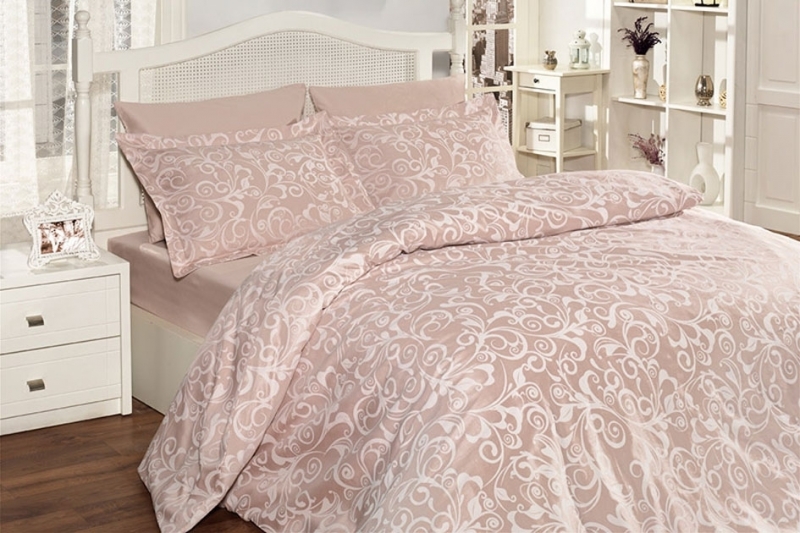 

Постельное белье First choice Luxe Sweta pudra 200х220