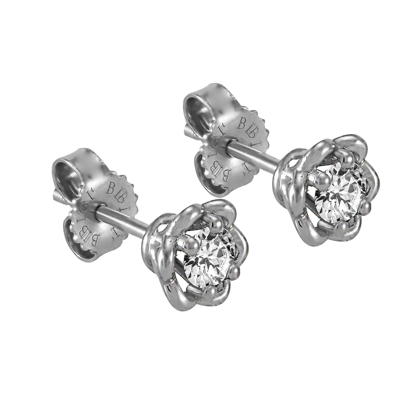 

Серьги из белого золота с бриллиантами 1724135