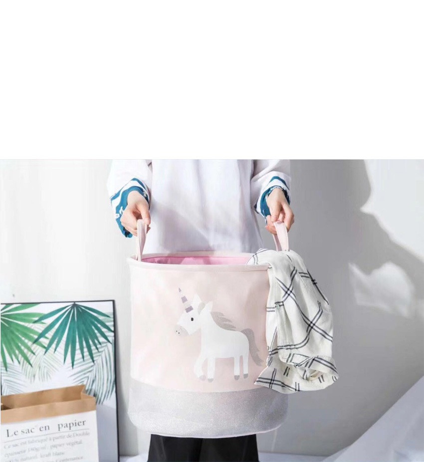 

Корзина для игрушек (белья) Happy Toys Единорог