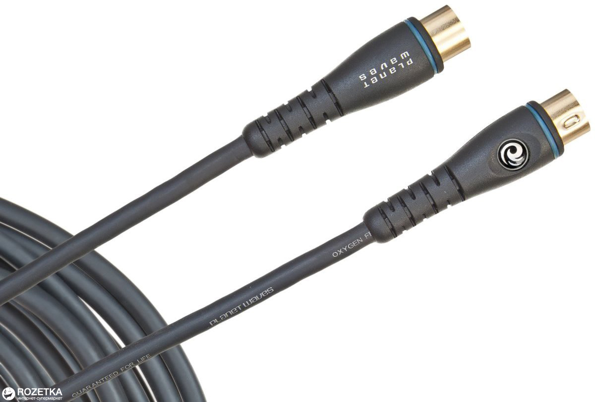 

MIDI кабель Planet Waves PW-MD-10 Custom Series 3.05 м Black