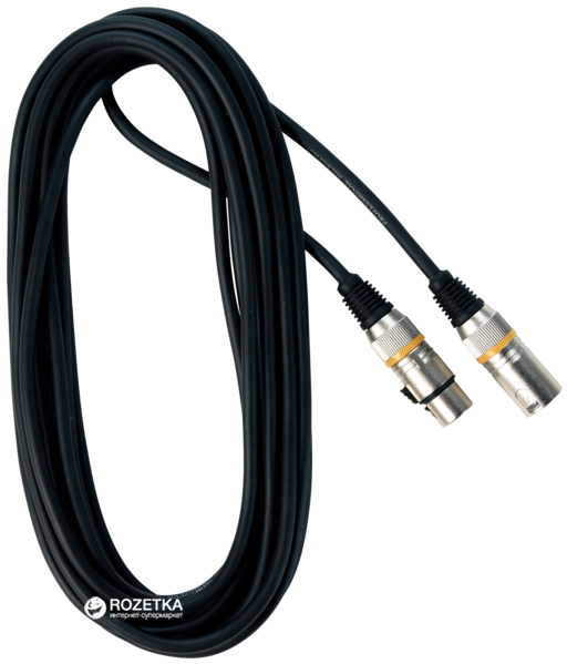 

Микрофонный кабель RockCable RCL30360 D7 10 м Black (RCL30360 D7)