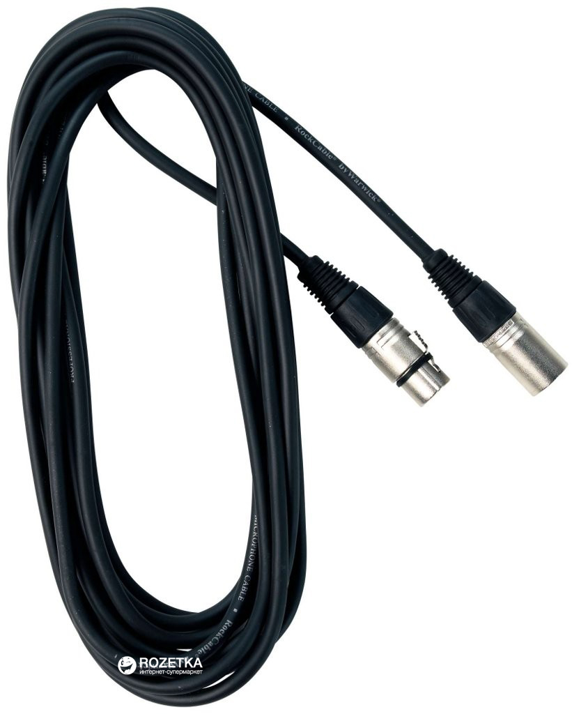 

Микрофонный кабель RockCable RCL30315 D6 15 м Black (RCL30315 D6)