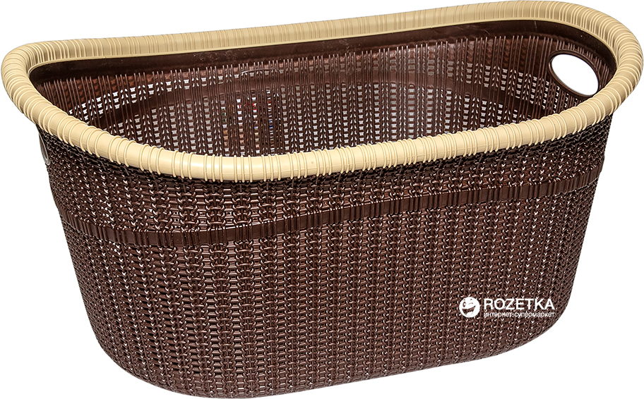 

Корзина для белья Irak Plastik Gordes 35 л Коричневая