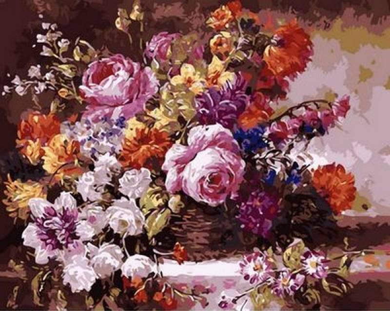 

Картина по номерам Роскошный букет, 40x50 см., Mariposa
