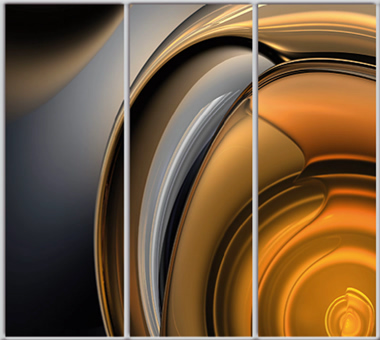 

Шкаф купе Luxe Studio Стандарт-1 Фотопечать Абстракция-31 2400x2100x450 трехдверный