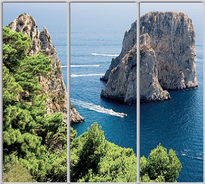 

Шкаф купе Luxe Studio Стандарт-1 Фотопечать Природа-60 2400x2400x450 трехдверный