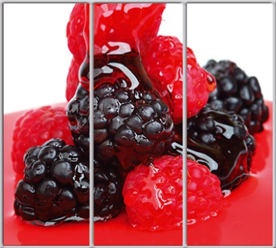 

Шкаф купе Luxe Studio Стандарт-1 Фотопечать Еда и напитки-45 2400x2000x450 трехдверный