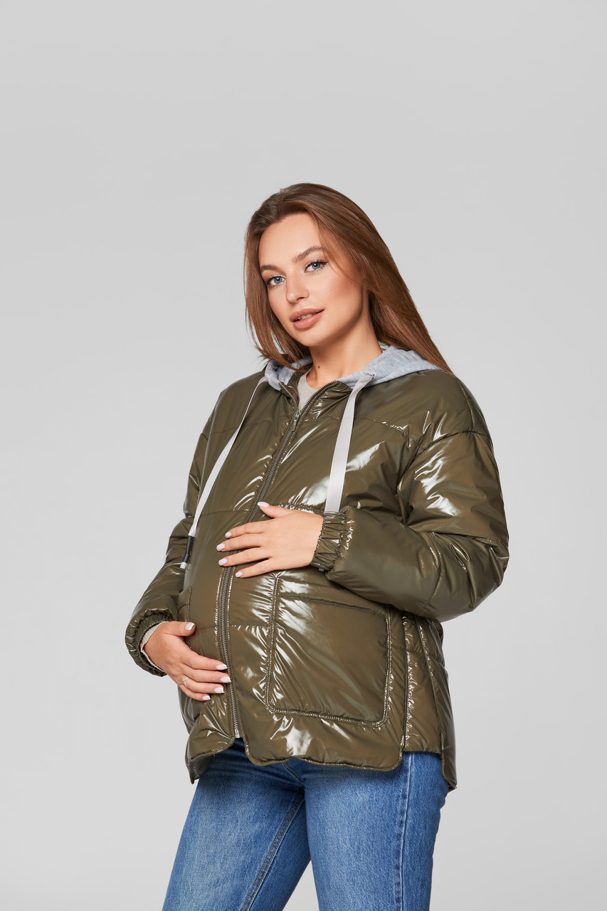 

Весенняя куртка для беременных Lullababe Zaragoza Хаки XXL
