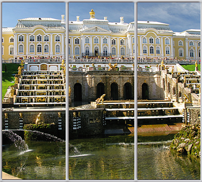 

Шкаф купе Luxe Studio Стандарт-1 Фотопечать Архитектура-56 2400x2000x450 трехдверный