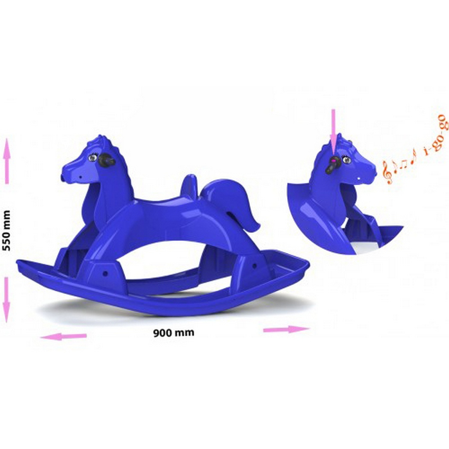 

Качалка Лошадка музыкальная Flamingo toys (05550/3)