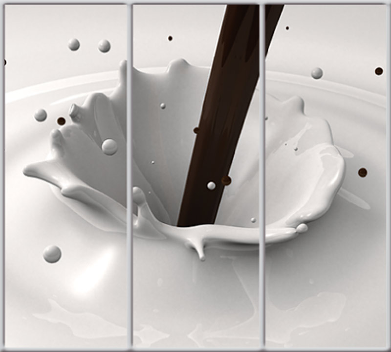 

Шкаф купе Luxe Studio Стандарт-1 Фотопечать Еда и напитки-57 2400x2300x450 трехдверный