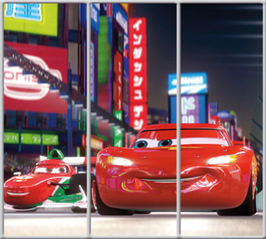 

Шкаф купе Luxe Studio Стандарт-1 Фотопечать Disney-1 2400x2200x450 трехдверный