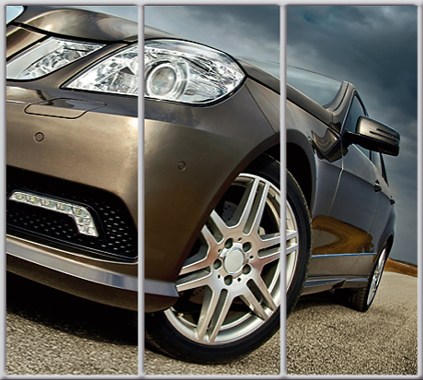 

Шкаф купе Luxe Studio Стандарт-1 Фотопечать Транспорт-19 2400x2100x450 трехдверный