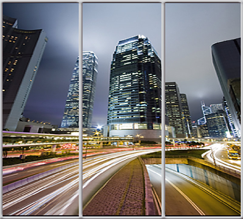 

Шкаф купе Luxe Studio Стандарт-1 Фотопечать Архитектура-87 2400x2000x450 трехдверный