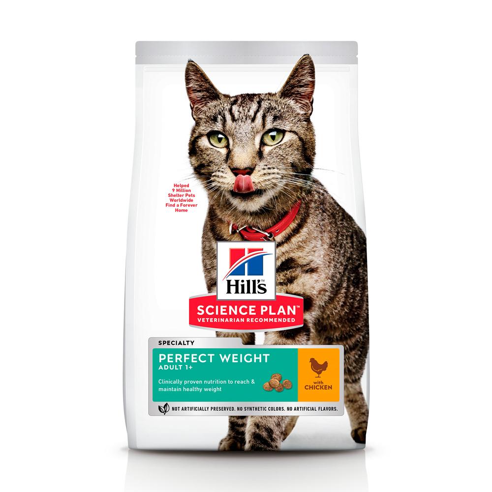 

Сухой корм для котов Hills Adult Perfect Weight Chicken 2,5 кг