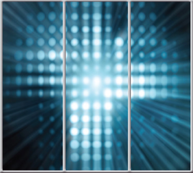 

Шкаф купе Luxe Studio Стандарт-1 Фотопечать Абстракция-36 2400x2400x450 трехдверный