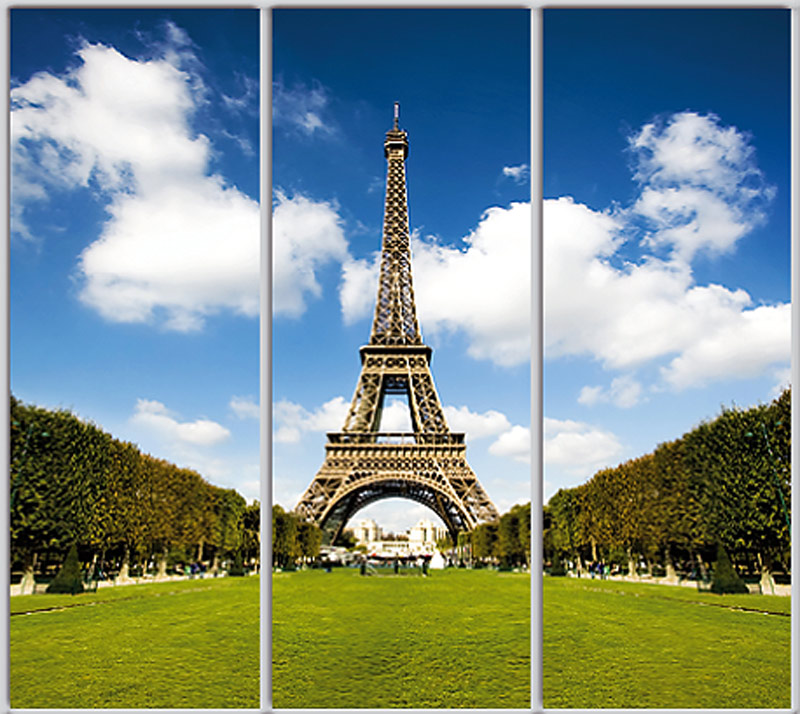 

Шкаф купе Luxe Studio Стандарт-1 Фотопечать Архитектура-33 2400x2400x450 трехдверный