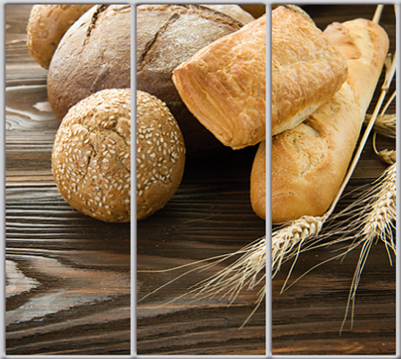 

Шкаф купе Luxe Studio Стандарт-1 Фотопечать Еда и напитки-43 2400x2400x450 трехдверный