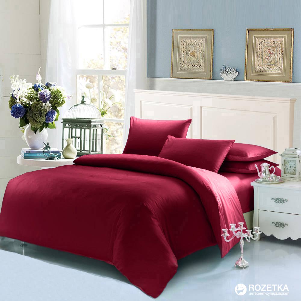 

Пододеяльник U-tek Home Sateen 220х240 см Wine Red