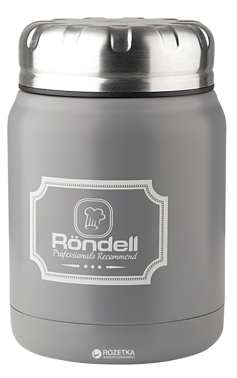 

Термос пищевой Rondell Picnic 0.5 л Grey (RDS-943)
