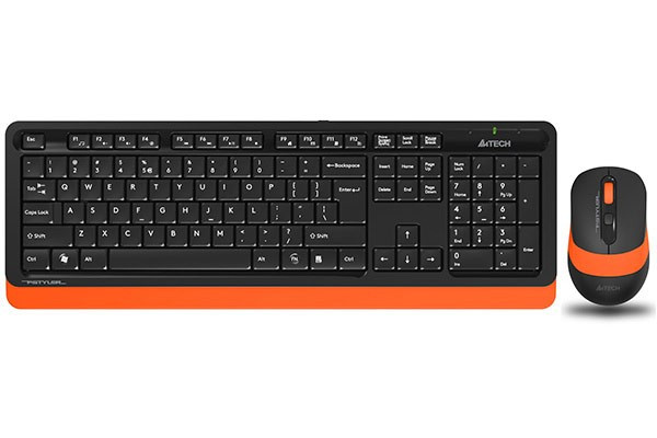 

Комплект беспроводной A4Tech Fstyler FG1010 Black+Orange USB (186316)