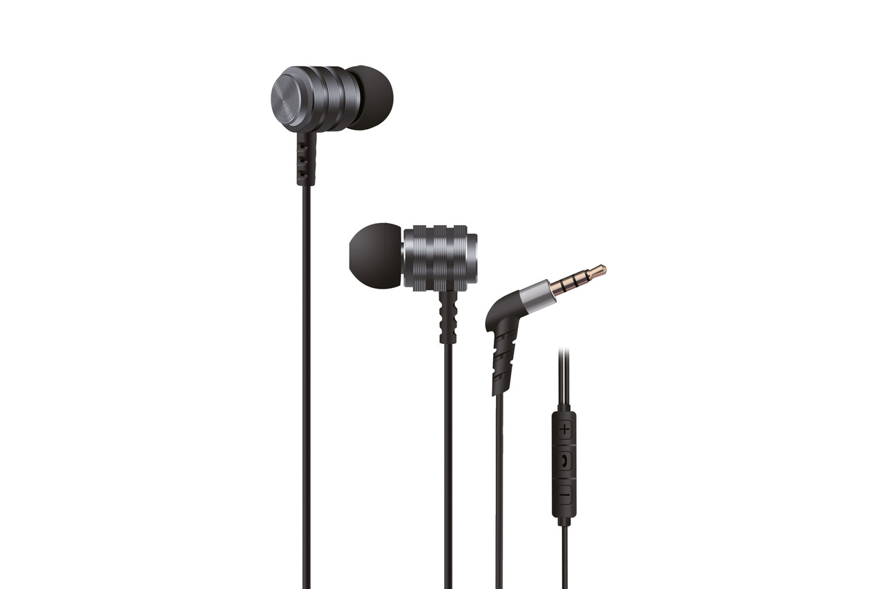 

Наушники 2E X1 Extra Bass Mic Grey (2E-IEX1GY)