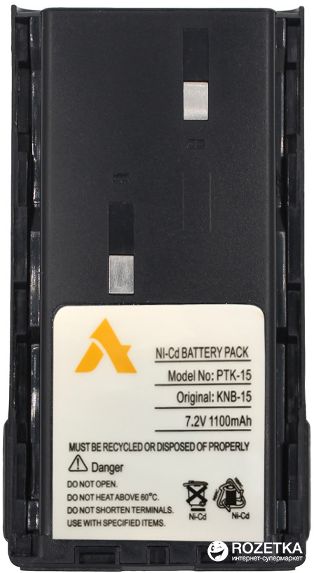 

Аккумулятор AGENT PTK-15 1100 mAh