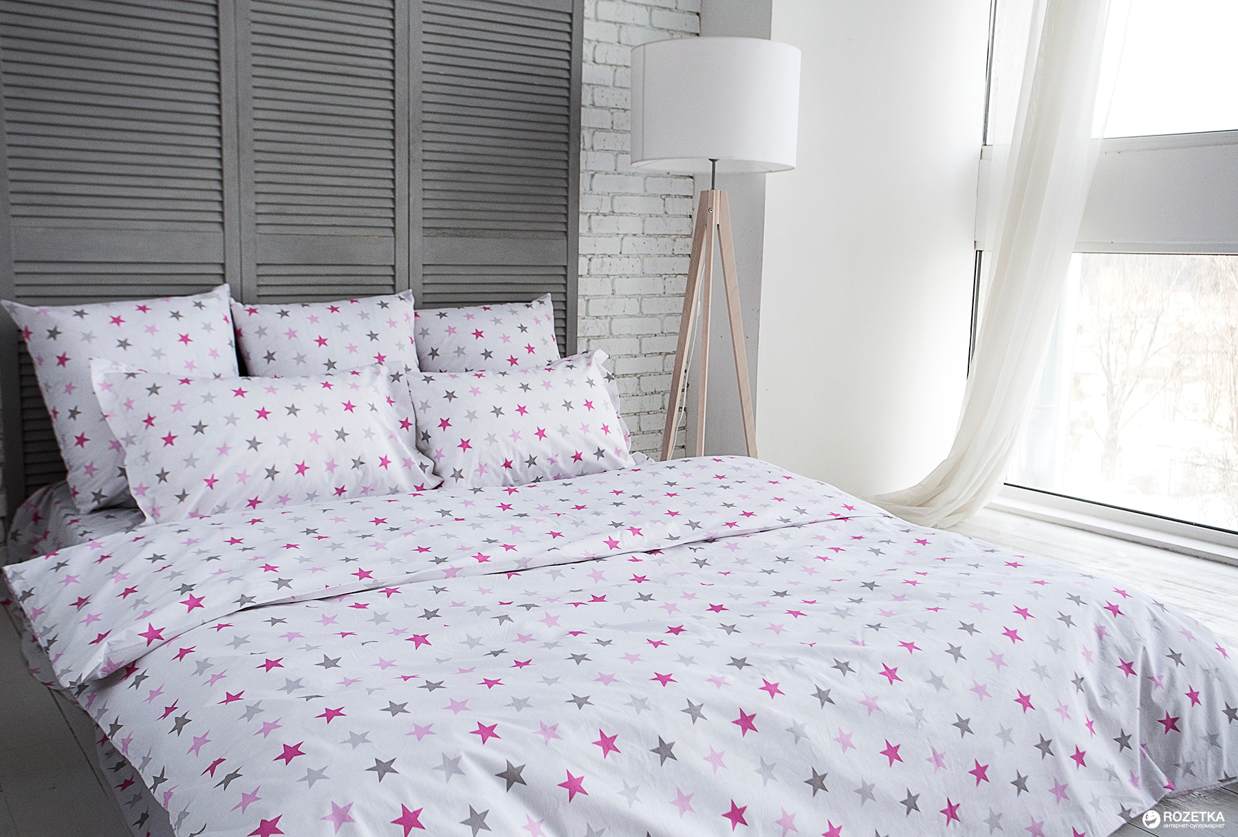 

Простынь Sleeper Set Ранфорс Pink Constellation 150x220 см