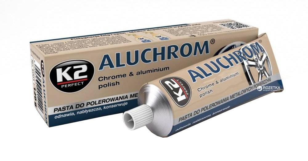 Паста для полировки хромированных деталей K2 ALUCHROM 0.12 кг (K003 ...
