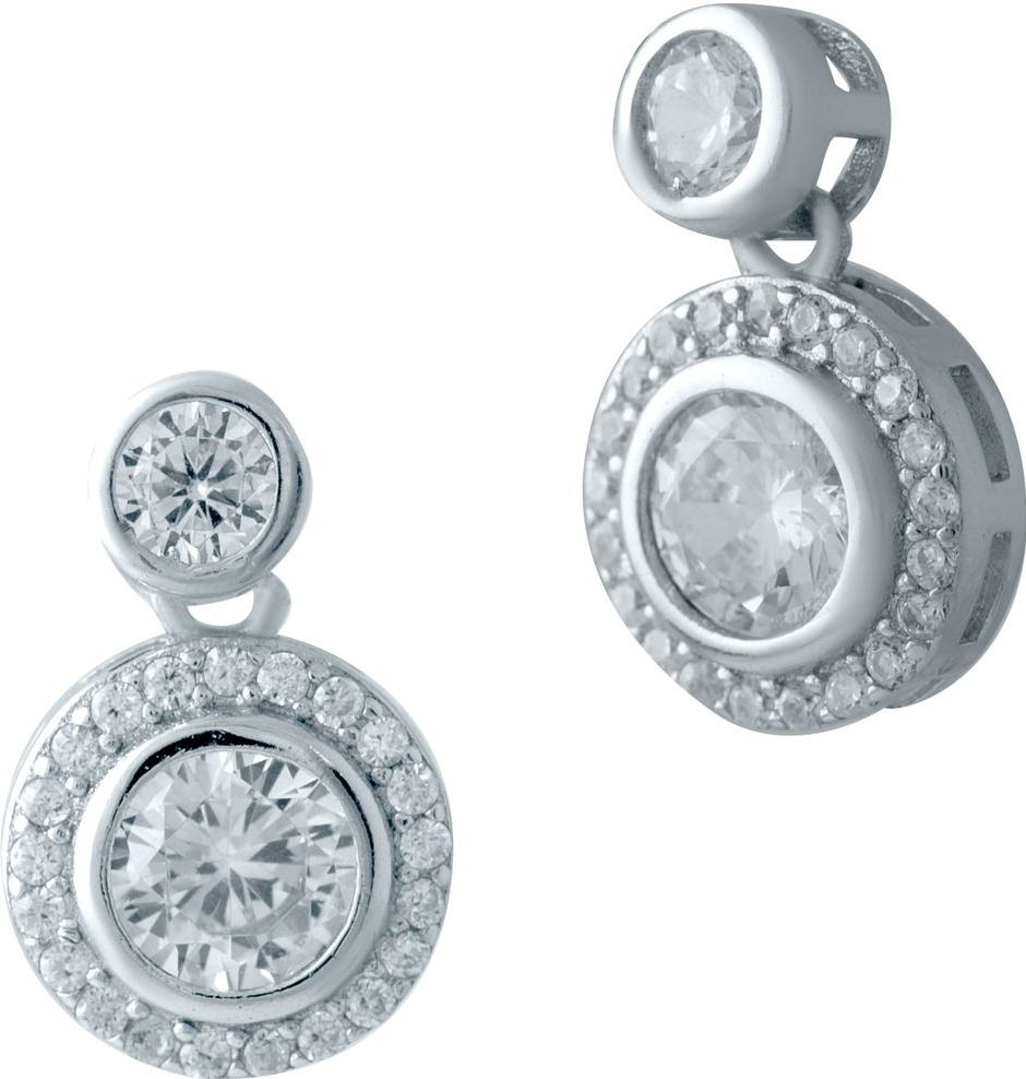 

Серебряная подвеска SilverBreeze с фианитами