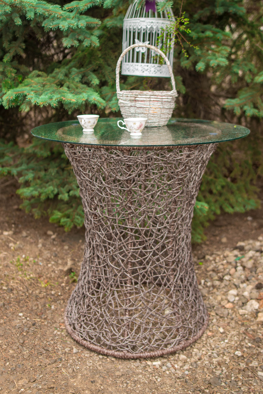 

Стол Украинские конструкции "Лайт" из искусственного ротанга Шоколадный