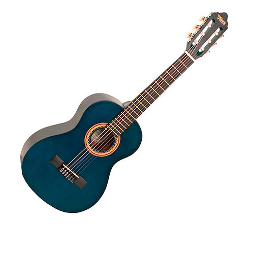 

Классическая гитара Valencia VC202 (размер 1/2) Transparent Blue