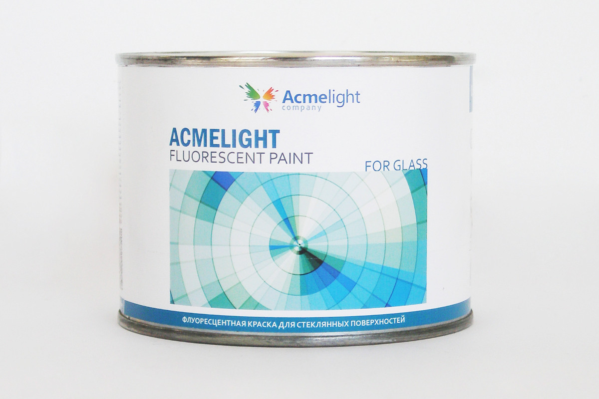 

Флуоресцентная краска для стекла Acmelight Fluorescent paint for Glass белая 0,75 л