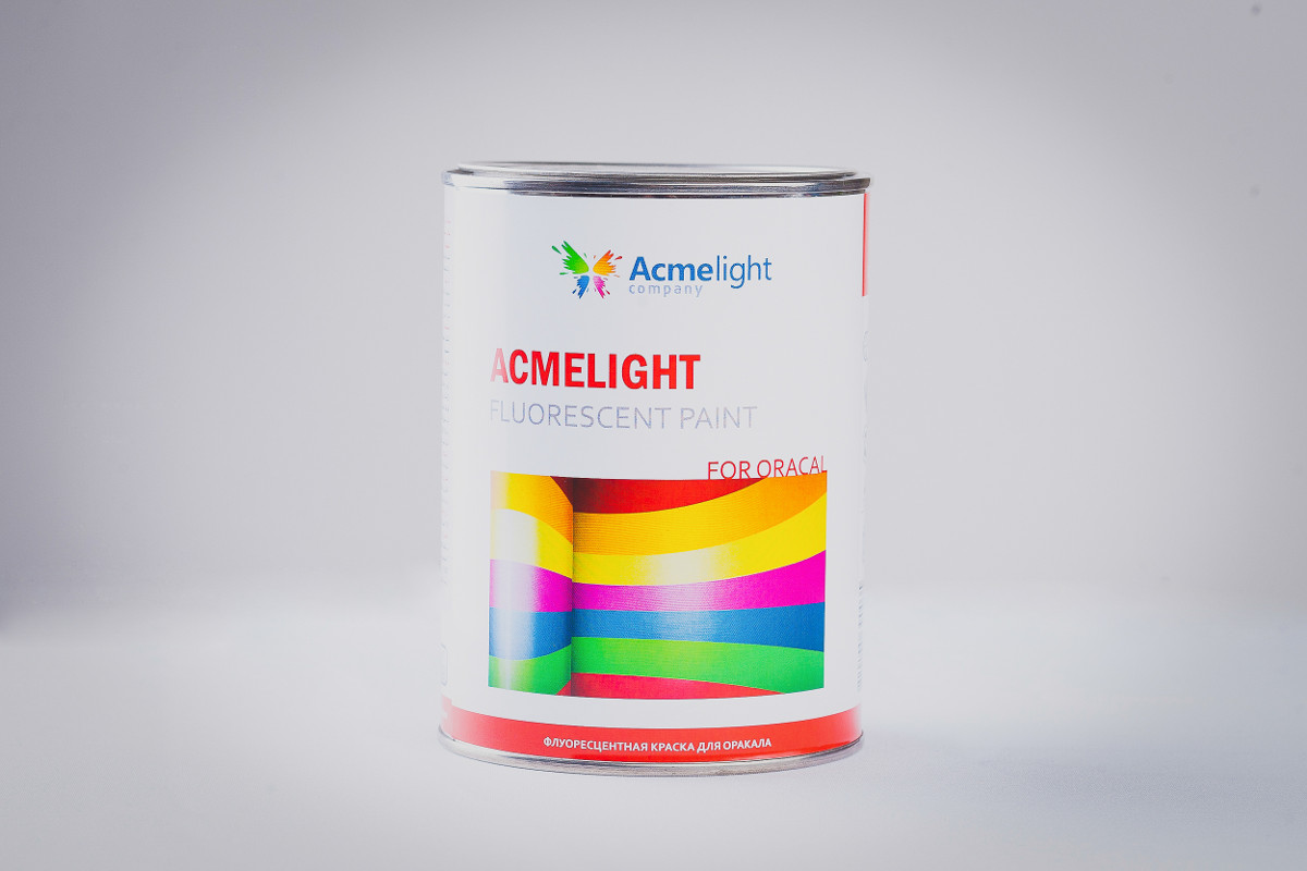 

Флуоресцентная краска для пленки Oracal Acmelight Fluorescent paint for Oracal зеленая 1 л