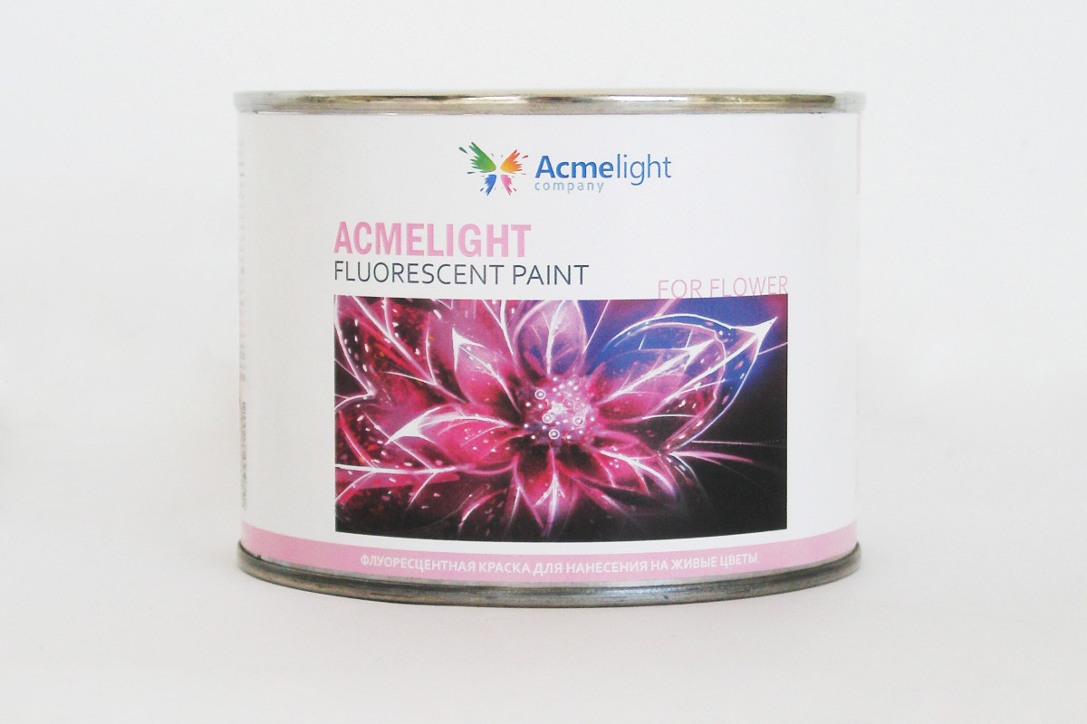 

Флуоресцентная краска для цветов Acmelight Fluorescent paint for Flower синяя 0,5 л