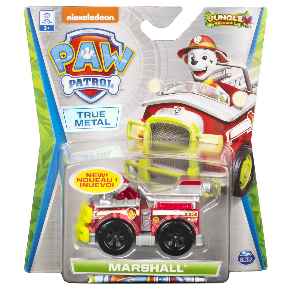 

Щенячий патруль: Маршал с автомобилем Die Cast (серия Джунгли) (149841)