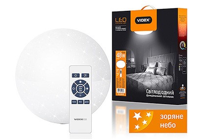

LED светильник функциональный круглый (STAR) VIDEX 48W 2800-6000K 220V (145151)