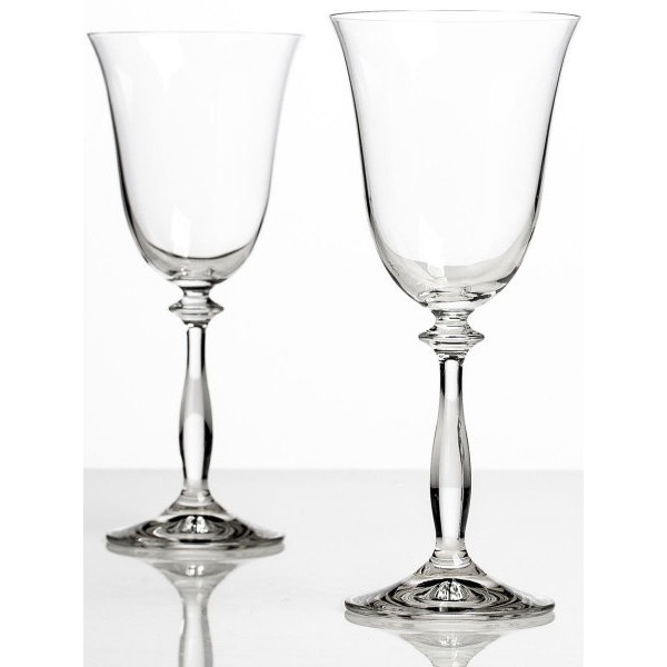 

Набор бокалов для вина Angela Bohemia набор винных бокалов 250 мл винники 6 шт стекло прозрачные