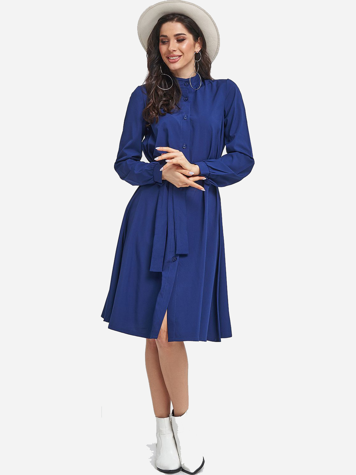

Платье ISSA PLUS 11407 S Синее