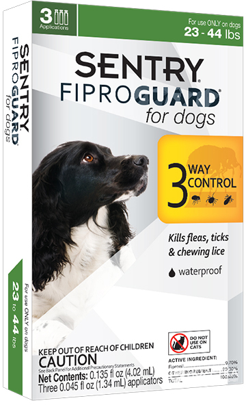 

Капли FiproGuard от блох, клещей и вшей для собак весом 10-20 кг 3 пипетки (4.02 мл)