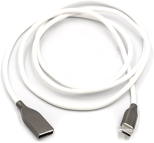 

Кабель PowerPlant USB - Type-C 1 м Белый