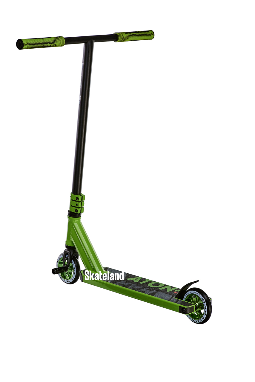 

Трюковый самокат Maraton Project Green с пегами