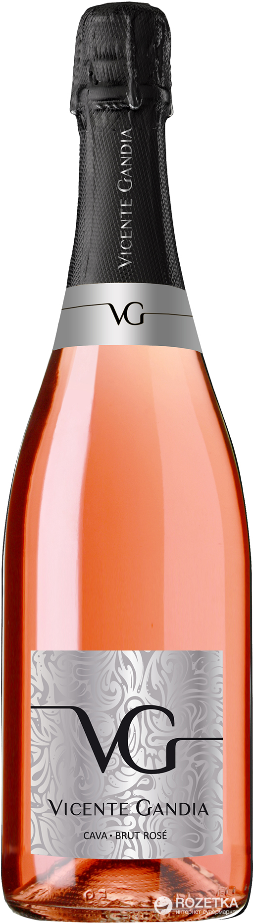 Акція на Вино игристое Vicente Gandia Cava Brut Rose розовое брют 0.75 л 12% (8410310608773) від Rozetka UA