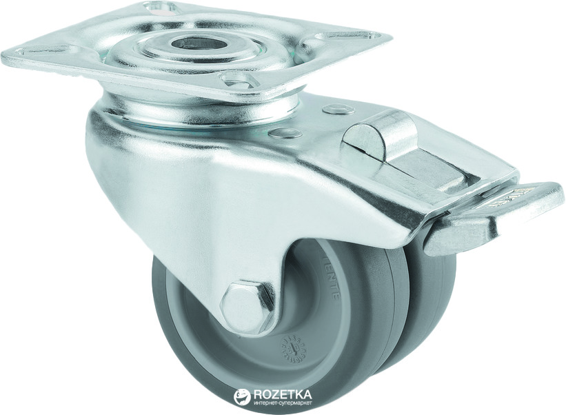 

Мебельный ролик TENTE 2975 PJ0 050 P40 50 мм с площадкой и тормозами