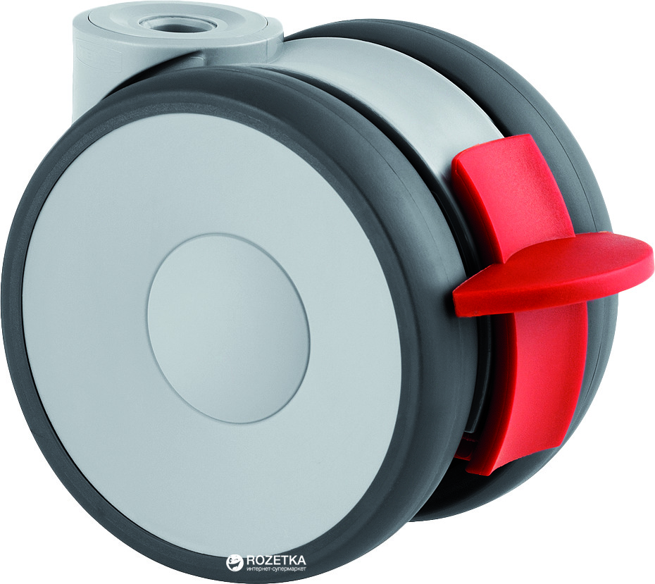 

Мебельный ролик TENTE 5925 UAP 075 L51-10 HT9002/B3000WR7015 75 мм без площадки с тормозом