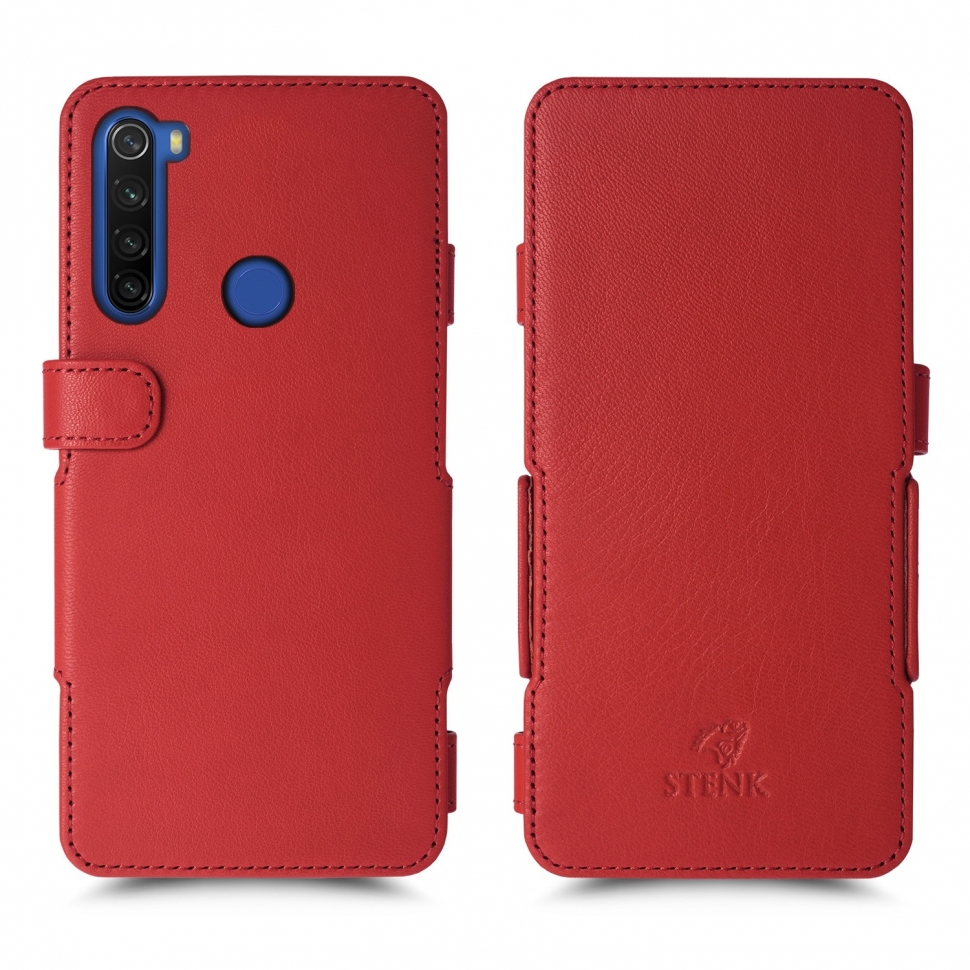 

Чехол книжка Stenk Prime для Xiaomi Redmi Note 8T Красный
