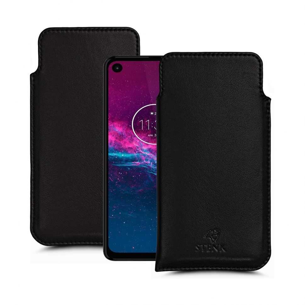 

Футляр Stenk Elegance для Motorola One Action Чёрный